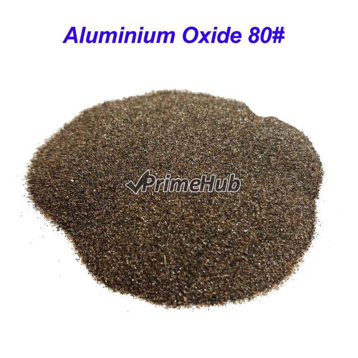 PrimeHub Aluminum Oxide 80 Grit Sand Blast Media 25 kg pack for Sand Blasting & Blaster 80