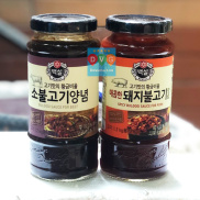 Combo Sốt Ướp BBQ Thịt Heo 290g Và Sốt Ướp Thịt Bò 290g Beksul Hàn Quốc