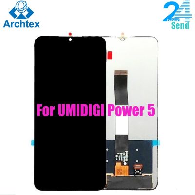 6.53นิ้วสำหรับ UMIDIGI Power 5 LCD + Digitizer หน้าจอสัมผัสอะไหล่ทดแทนประกอบสต็อก