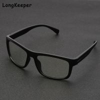 LongKeeper Vinateg Square Frame Blue Light Blocking Glasses Men Women Eye Protection Optical Eyeglasses Computer Glasses UV400 Fashion glasses