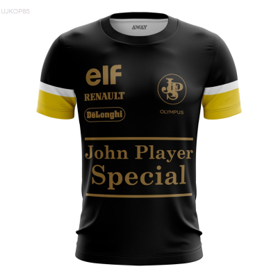 Camiseta 2023 New Camiseta Ayrton Senna Lotus Renault Jps F1 (free custom name&amp;) Unisex T-shirt 【Free custom name】