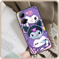 Cartoon Anti-dust Phone Case For VIVO Y78 5G China Original Durable Shockproof Silicone protective drift sand Kickstand