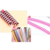 1.4M Kabel Pelindung Biaya Kabel/Perlindungan Jalur Data Warna-warni Pelindung Kabel Bobbin Winder Penutup Headset Anti-rusak Anti-kotoran