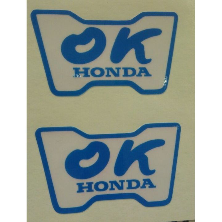 Honda OK Sticker High Quality 1pair (2pcs)