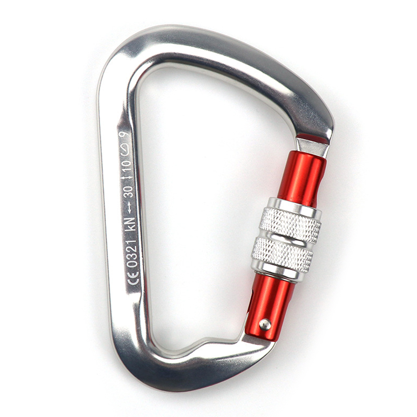 Locking Carabiner Clip Set Screw Lock P9I9 Lixada 9 Pack Aluminum Alloy D