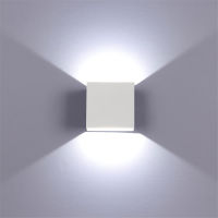 6W lampada LED Aluminium wall light rail project Square LED wall lamp bedside room bedroom wall lamps arts