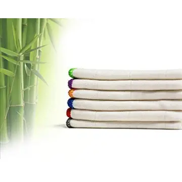 New 25pcs Reusable Washable Bamboo Paper Towel Eco Kitchen Dish Cloth Towel  Rolls