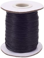 Ready Stock 182m 0.5mm Waxed Cotton Cord Thread Beading String for Bracelet Necklace Jewelry Making and Macrame Supplies