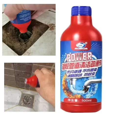 CLOGGED CLEANER002 500ml Sink dredging agent Cleaner Dissolves Hair