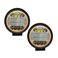 ไฟอัตโนมัติตัดหมอกโคมไฟเสริมไฟ Led Moto 72W 12V ไฟสปอตไลท์สำหรับรถยนต์ไฟวงแหวนไฟหน้ารถยนต์อุปกรณ์ไฟหน้า