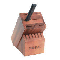 NT151 โซปา กล่องใส่มีด ที่เสียบมีด ไม้จามจุรี 12 ช่อง Zopa Acacia Knife Display Wood Knife Block 12 Slot