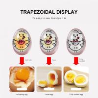 1PC Egg Perfect Color Changing Timer Yummy Soft Hard Boiled Eggs ครัวทำอาหารเป็นมิตรกับสิ่งแวดล้อมเรซิ่น Egg Timer Red Timer เครื่องมือ-Piejt