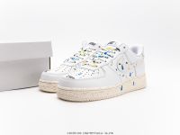 รองเท้าแอร์ฟอส 1 LOW 07 LV8 PAINT SPLATTER WHITE SIZE.37-45 รองเท้าแฟชั่น รองเท้าใส่เที่ยว รองเท้าลำลอง รองเท้าชาย-หญิง ใส่สบาย ยืดเกาะได้ดี (77) (มีเก็บปลายทาง) [01]