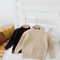 Children Baby Loose Sweater Knitted Autum Winter Baby Boy Girl Clothes Round Neck Kid Toddler Girl Boy Pullover Baby Outerwear