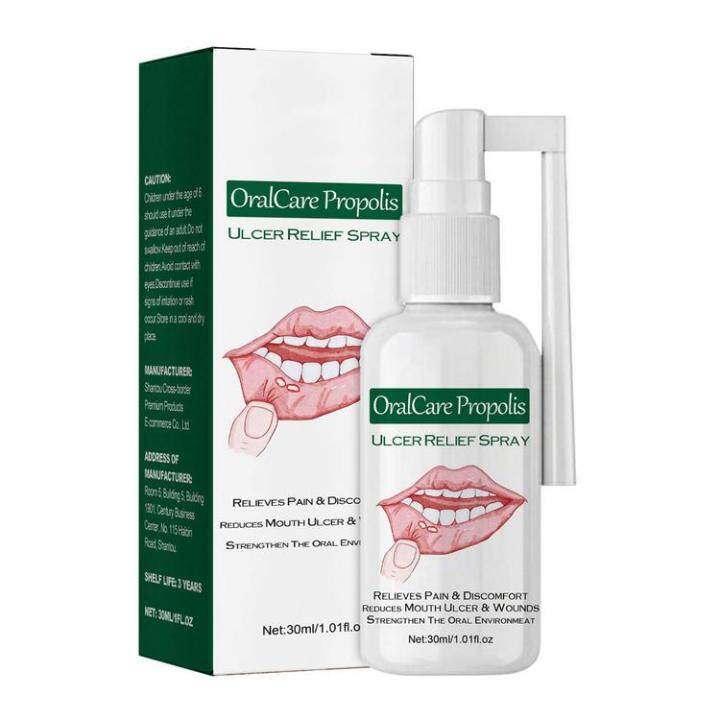 30ml Mouth Relief Oral Spray Care Of Oral Ulcer Portable Mouth Spray ...