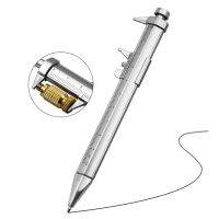 Calipers Vernier Caliper Tool Ballpoint Pen Silver Vernier Caliper Multifunction Pen Creative School Gifts Marker Pen 0-100MM Pens