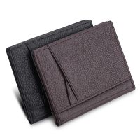 Super Slim Soft Wallet 100% Genuine Leather Mini Credit Card Wallet Purse Card Holders Men Wallet Thin Small Card Holders