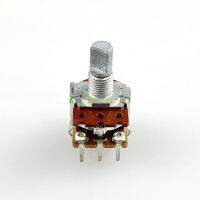 ✠✧▦ 2 Piece 16 Type A250K B250K Mono Vertical Volume Adjust Potentiometer Flower Shaft 15mm 3-Pin