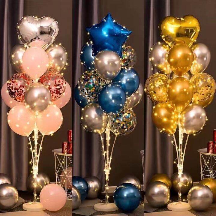 7in1 Stick Cup Standing Balon + Tatakan / Tiang Dekorasi Balon balon