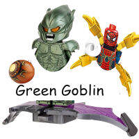 สไตล์ใหม่!!! Heroes The Green Goblin Norman Osborn Vs. รุ่น Building Blocks Enlighten Action Figure อิฐของเล่นสำหรับเด็ก ~