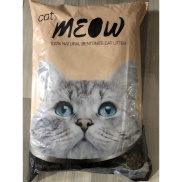 Cát vệ sinh cho mèo Meow Cat 8L , Cát vệ sinh cho mèo khử mùi, vón cục
