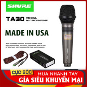 Micro Hát Karaoke , Micro Có Dây ShureTA - 30 Sịn