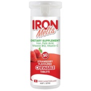 Sản phẩm Viên Ngậm Bổ Sung Sắt Iron Melts vị dâu