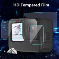 HD Tempered Glass for GoPro Hero 11 10 9 Black Lens Front Back 9H Hard Screen Protector Video Cameras Accessories