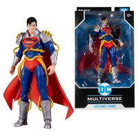 ของเล่น Mcfarlane Superboy-วิกฤติอนันต์ที่สำคัญตุ๊กตาขยับแขนขาได้18ซม.! DC มัลติเวิร์ส! ชุดเครื่องมือตุ๊กตาของเล่นเด็ก