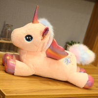 New Hot Huggable Unicorn Plush Toy Stuffed Dolls Flying Horse Toy For Children Girl Soft Pillow Home Decor Birthday Gifts