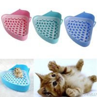 New Small Animal Hamster Pet Cat Rabbit Corner Toilet Litter Trays Clean Indoor Pet Litter Training Tray G03 Drop ship