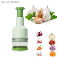 ┇  Pressed Garlic Chopper Multifunctional Manual Onion Chopper Minced Garlic Crusher Vegetable Squeezer Kitchen Tool Accessories