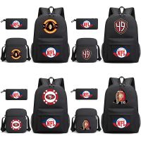 NFL ซานฟรานซิสโกกระเป๋า49ers 3IN1สูท Tas Bahu Ransel กล่องดินสอของขวัญโรงเรียนสำหรับเด็กความจุมาก