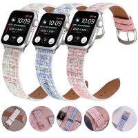 ♗ Leather Womens Casual Strap For Apple Watch Ultra 8 49mm Band For iWatch 8 7 6 SE 5 41 45mm 44 40mm Dressy Bracelet Accessories