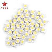 50pcs LED 1W Diode White Light 110-120 Lumens High Power Two-electrode Valve Beads