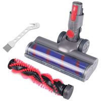 สำหรับ Dyson V7 V8เครื่องดูดฝุ่นใน V15 V11,อะไหล่ลูกกลิ้งอ่อนบาร์มีไฟ LED ติดไฟหน้าแปรงถูพื้นอุปกรณ์เสริมเครื่องดูดฝุ่น