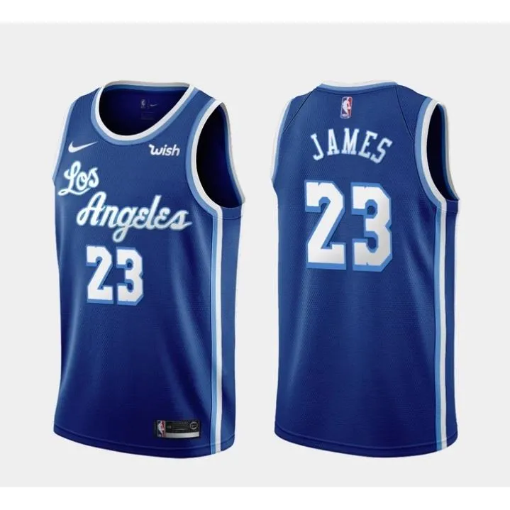 Ready Stock Los Angeles Lakers Lebron James Crenshaw 2019-20 Classic Jersey  Basketball Jersey