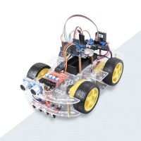 4WD Smart Robot Car Kit For Arduino Starter Programming Robotic For Educational Training Project Complete Kits +e-Tutorial Electrical Circuitry  Parts