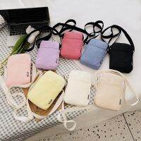 hot【DT】●✒✶  Color Shoulder Crossbody Canvas Fashion Wallet Samll for