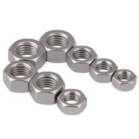 100/20 Pcs 304 Stainless Steel M1.6 M2 M2.5 M3 M4 M5 M6 M8 M10 Hex Nut A2-70 Hexagon kacang