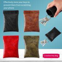 【CC】♈✣✁  New Fashion Leather Wallet Keyring Coin Purse Men Small Short Money Change Little Card Holder