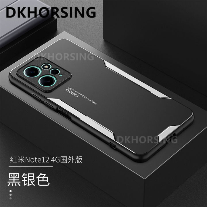 For Xiaomi 12T Pro Case Luxury Metal Shockproof Phone Case For