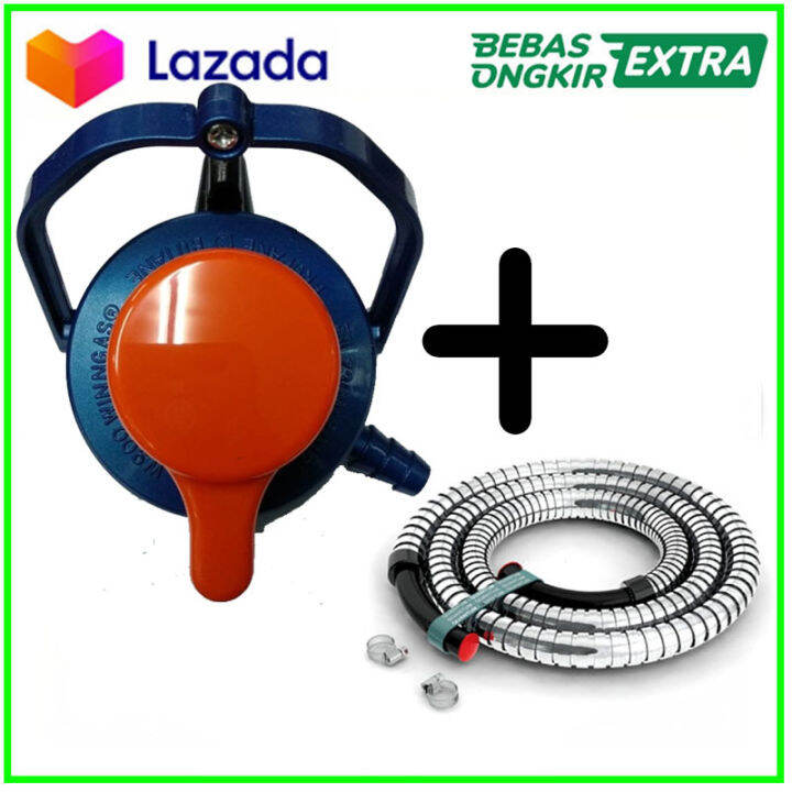 Regulator gas LPG Winn gas tipe W900 NM. TRIPLE LOCK. W 900 Non Meter