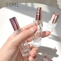 10ml Rose Gold Glass Portable Refillable Perfume Bottle Cosmetic Container Empty Spray Atomizer Travel Sub-bottle Travel Size Bottles Containers Trave