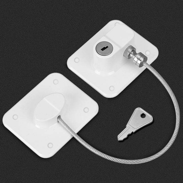 MagiDeal Childproof Safety Lock Door Restrictor Freezer Lock