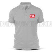 Baju Sulam Aircond TCL เสื้อยืดสุดเท่ห์,เสื้อโปโลผ้าฝ้ายใส่ได้ทั้งชายและหญิง