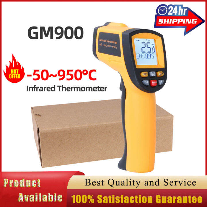 NonContact Infrared Thermometer Infrared Pyrometer IR Laser Temp