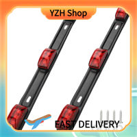 YZH Shop ไฟท้ายข้างรถบรรทุก9led 2ชิ้น,ไฟท้ายกระบะทรงสูงไฟเบรกรถพ่วงกันน้ำปิดผนึก