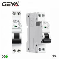 ฟรี Gygy9n GEYA 1P + N MCB DPN 6A 10A 16A 20A 32A 40A 220V AC Mini เบรกเกอร์ B โค้ง C โค้ง