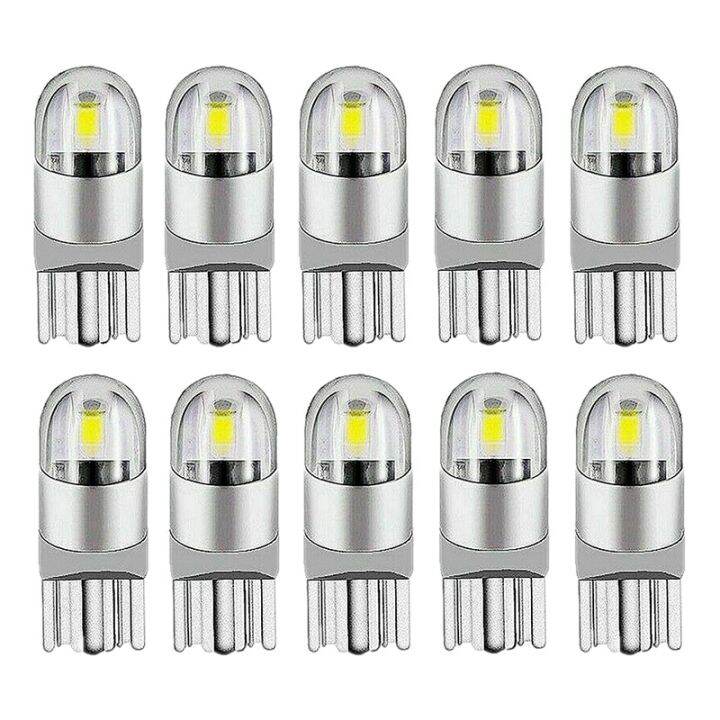 10pcs-6000k-canbus-t10-168-194-w5w-dome-license-side-marker-led-light-bulb-white